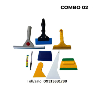 Combo 02- Dụng cụ dán phim cách nhiệt nhà kính